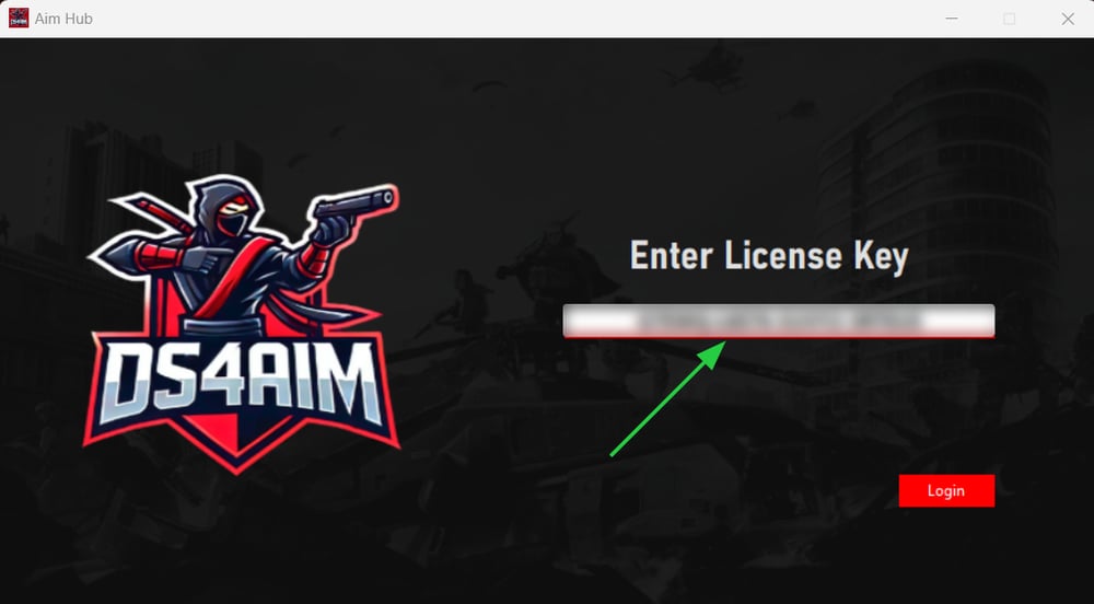 Entering the DS4 AIM licence key