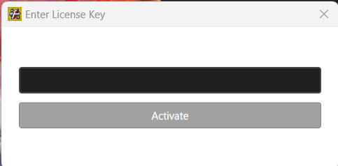Entering the licence key in DS4 AIM Premium