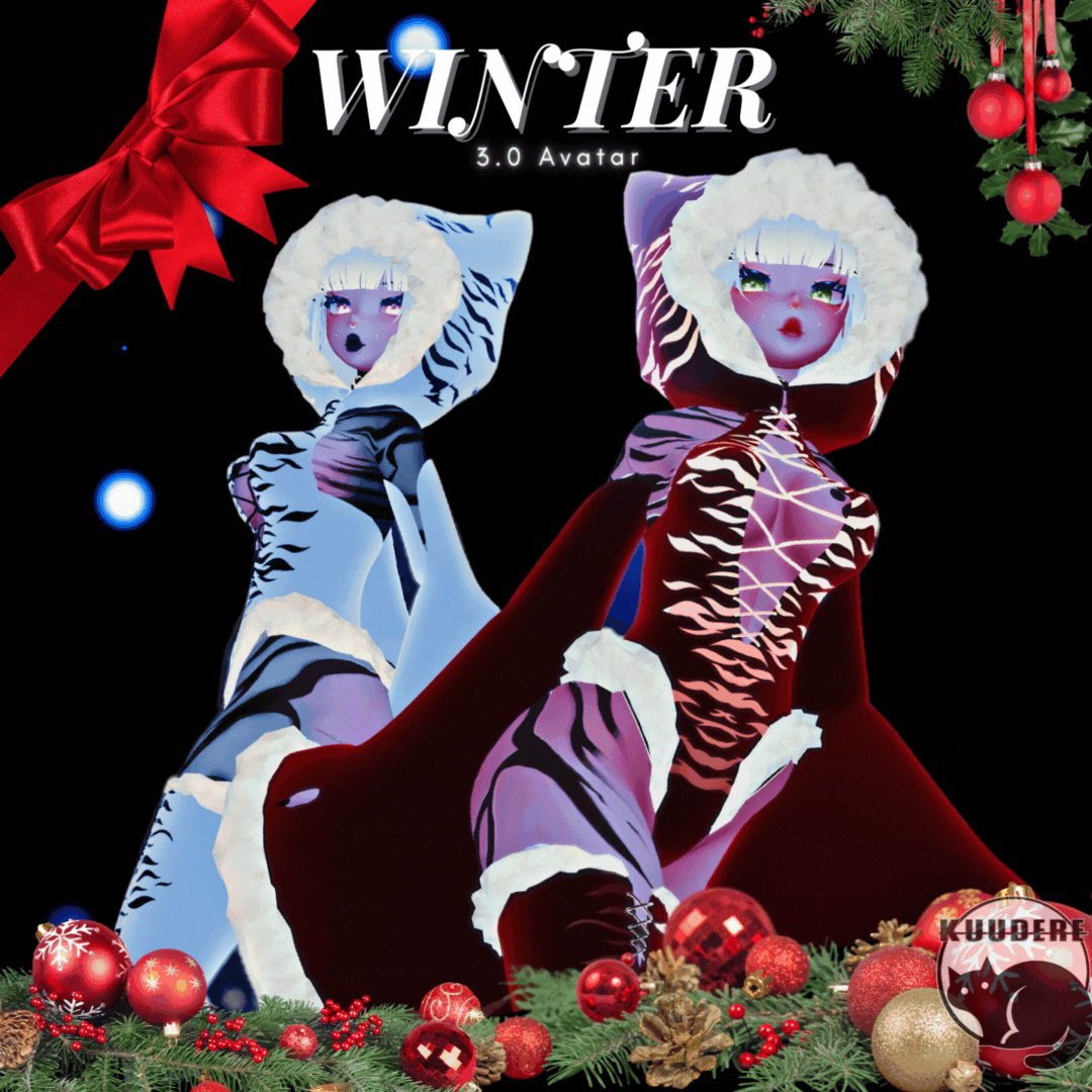 Winter, Snow Tigress Avatar❄️ [3.0][3D MODEL][DPS][Physbone]