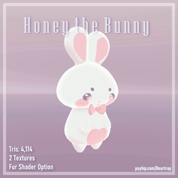 Honey the Bunny || VRC Asset (Follower + Plushie)