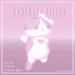 Cupid the Kitten || VRC Asset (Follower + Plushie)