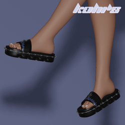 'baddie basics' barbed flame slides (free)