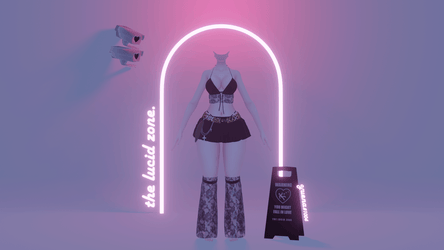'wild things' gyaru outfit set