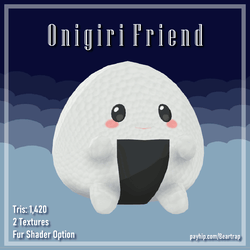 Onigiri Friend Plush || VRC Asset (Plushie)