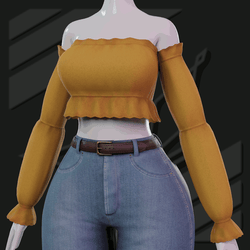 Frill Crop Top