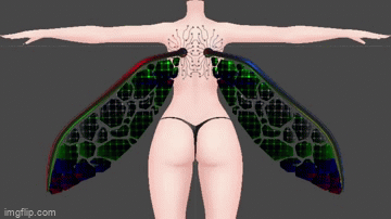 Cyber Glitch Wings