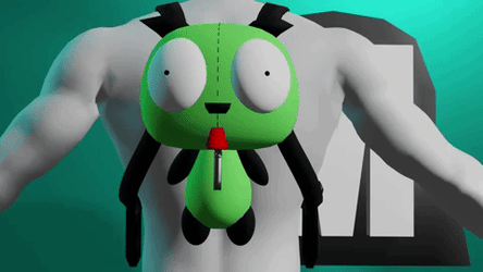 Invader Gir Backpack Mank Merch