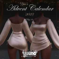 ⁺♡˚·﹙ midnight kiss. ﹚ party dress (free) | yue's advent calendar 2023