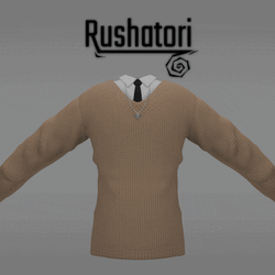 | Knitted Sweater w/ Tie