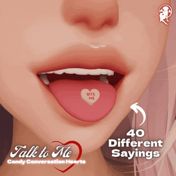 Talk to Me - Candy Conversation Heart Mouth Accessory