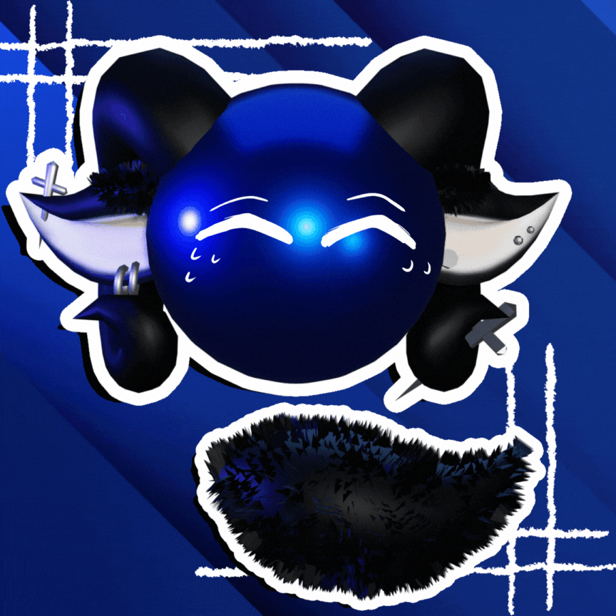 Gothic Goat set (Black and white)