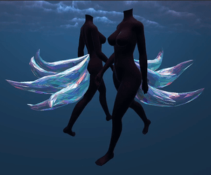 Crystal Kitsune Tails - Free