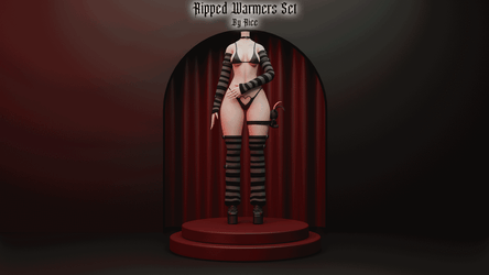 Ripped warmers set