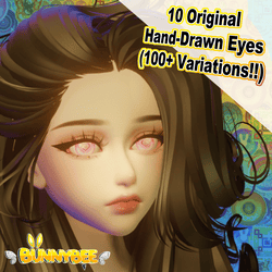 10 Hand-drawn Eyes Asset Pack (100+ Variations!!)