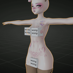 « Yami » Zinfit body texture 