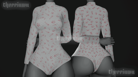 pawprint bodysuit 