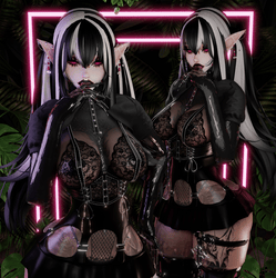 𓆩♡𓆪  Fae Fae Hair - Vrchat Long Hair Asset