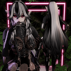 𓆩♡𓆪  Kiko Hair - Vrchat Long Hair Asset