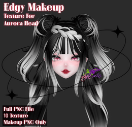 Sleepy Aurora Head Face Makeup Texture