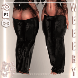 Velvet Pants [VRChat Asset]