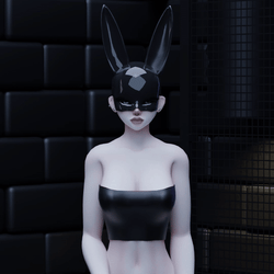 Latex Bunny Mask