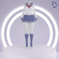 Dinzee's SchoolGirl Outfit