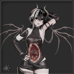 Hysteria's Dragon Set (Wings and Horns)