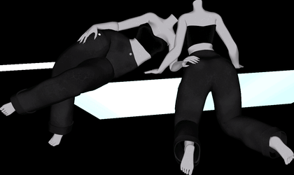 Tube Top + Cargo Pants ( Fitted to Zinpia )