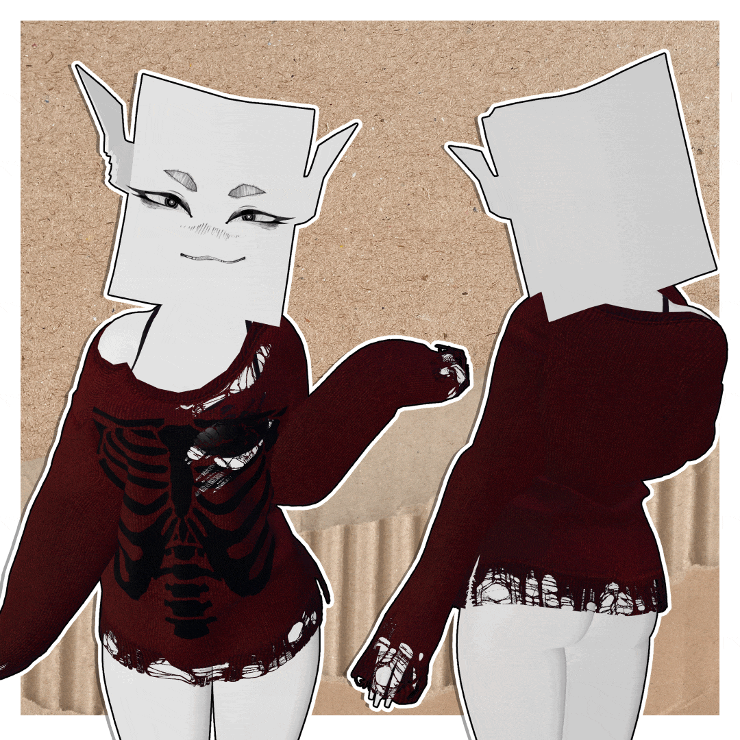 Kami's Ripped Sweater