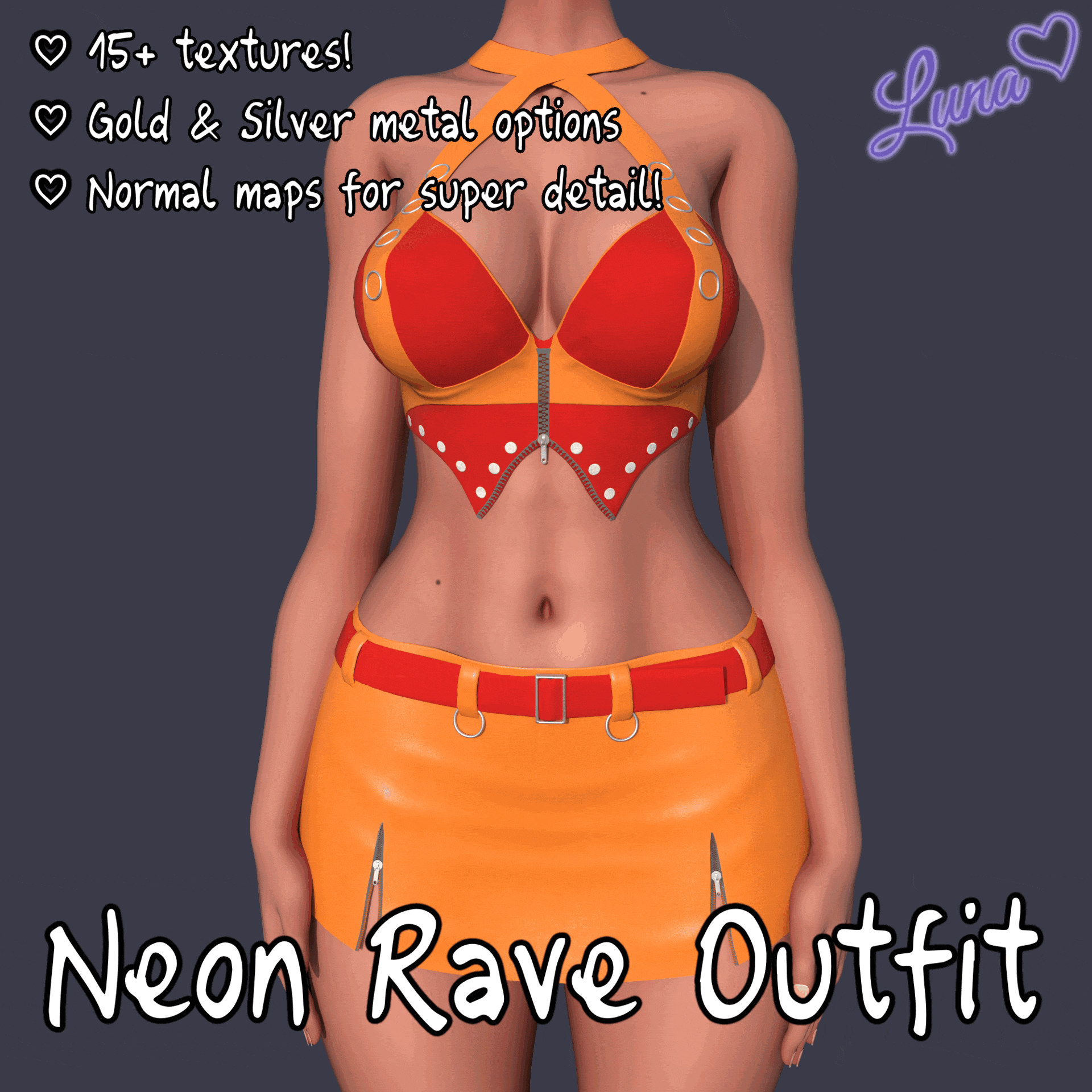 Neon Rave Outfit