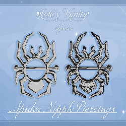 ˗ˏˋ ꒰ " Spider Piercing Set " ꒱ ˎˊ˗