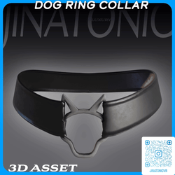 Male Dog Ring Collar | 3D Asset | Personal/Commercial License 