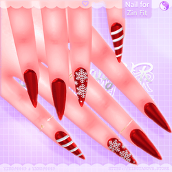 Christmas Nail Texture - Zin Fit Base [Free]