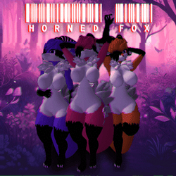 Horned Fox Furry Vrchat Avatar (Physbones PC/Quest) - (Legacy Asset)