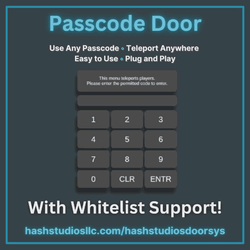 [FREE] Hash Studios DoorSys [UdonSharp] [SDK3]