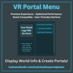 Hash Studios Portal Picker [UdonSharp] [SDK3]