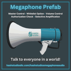 Hash Studios Megaphone Audio [UdonSharp] [SDK3]
