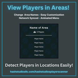 Hash Studios Player Scanner [REVAMPED EDITION] [UdonSharp] [SDK3]