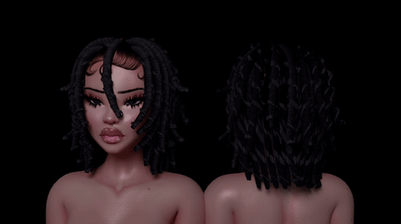 Short Messy Locs