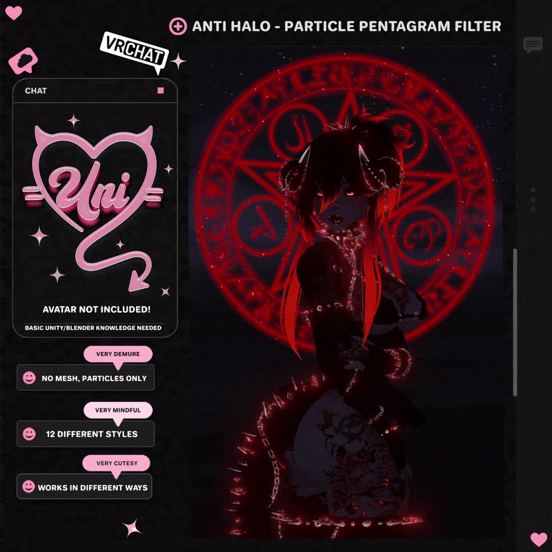 ♡ Anti Halo - Pentagram Filter ♡