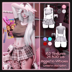 "Gamer Girl" Set for VRChat