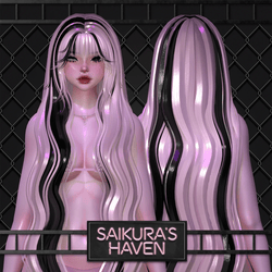 Maxie's Long Wavy Hair for VRChat