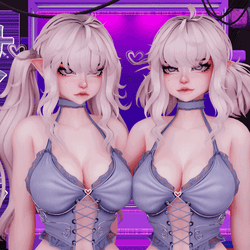 Luna's Duo Ponytails for VRChat
