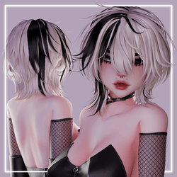 Heather's "Gothgirl" Hair for VRChat