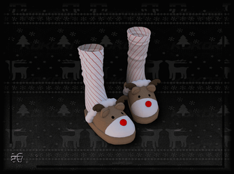 holiday slippers ❅