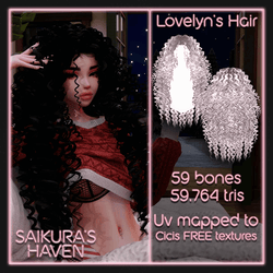 Lovelyn's Curly Hair for VRChat