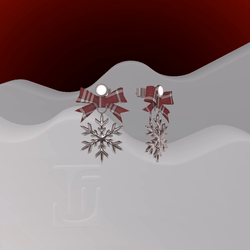 Whimsy Snowflake Earring