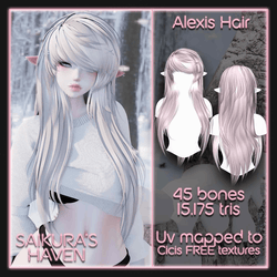 Alexis "Emo Girl" Hair for VRChat