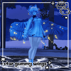 🌟 Gummy Star Wings 🌟 Vrchat Asset 🌟