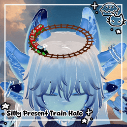 *ੈ🎄✩‧₊ Silly Present Train Halo *ੈ🎄✩‧₊ FREE *ੈ🎄✩‧₊ 12 days of christmas, day 4/12
